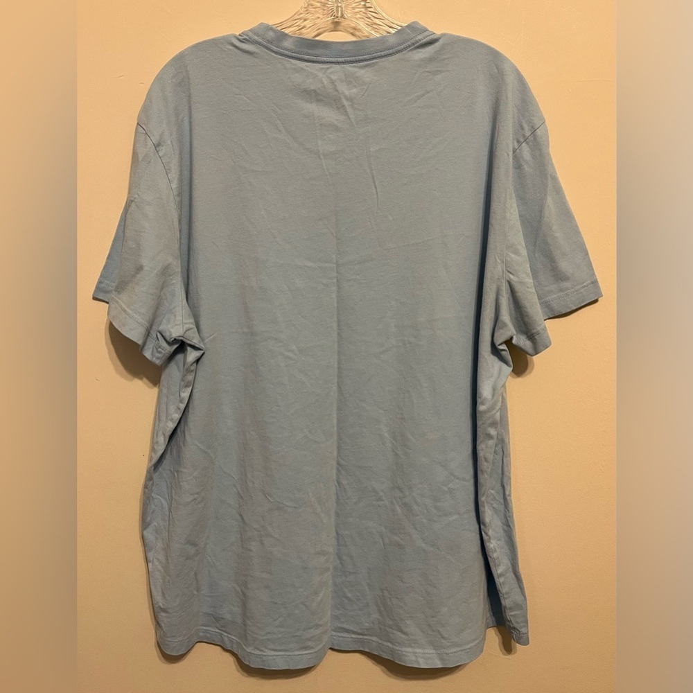 EUC Cremieux Men’s Short Sleeve Crew Neck T-Shirt Solid Blue w/Graphic; Size XL - Picture 2 of 8